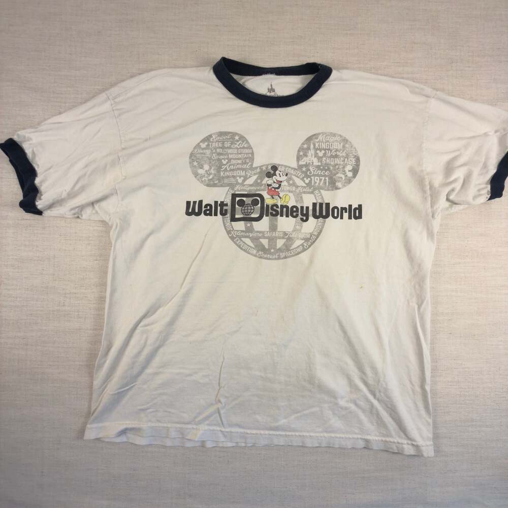 Disney Parks Walt Disney World Mickey Mouse Ringer T-Shirt XXXL